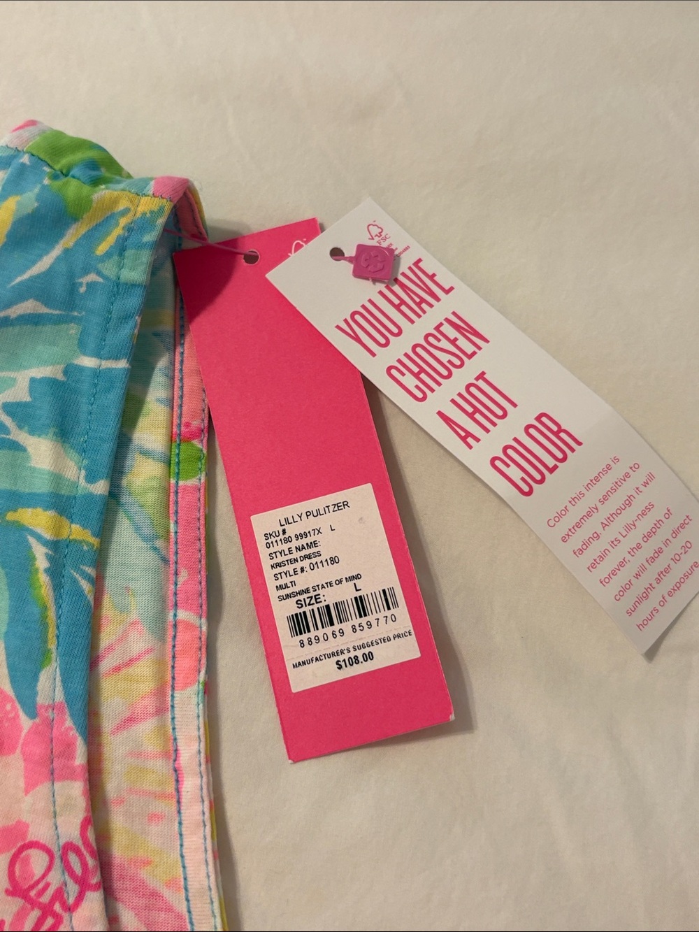 Lilly Pulitzer Kristen Dress in Sunshine State of Mind NWT - Picture 4 of 5